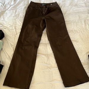 Brown dress pants